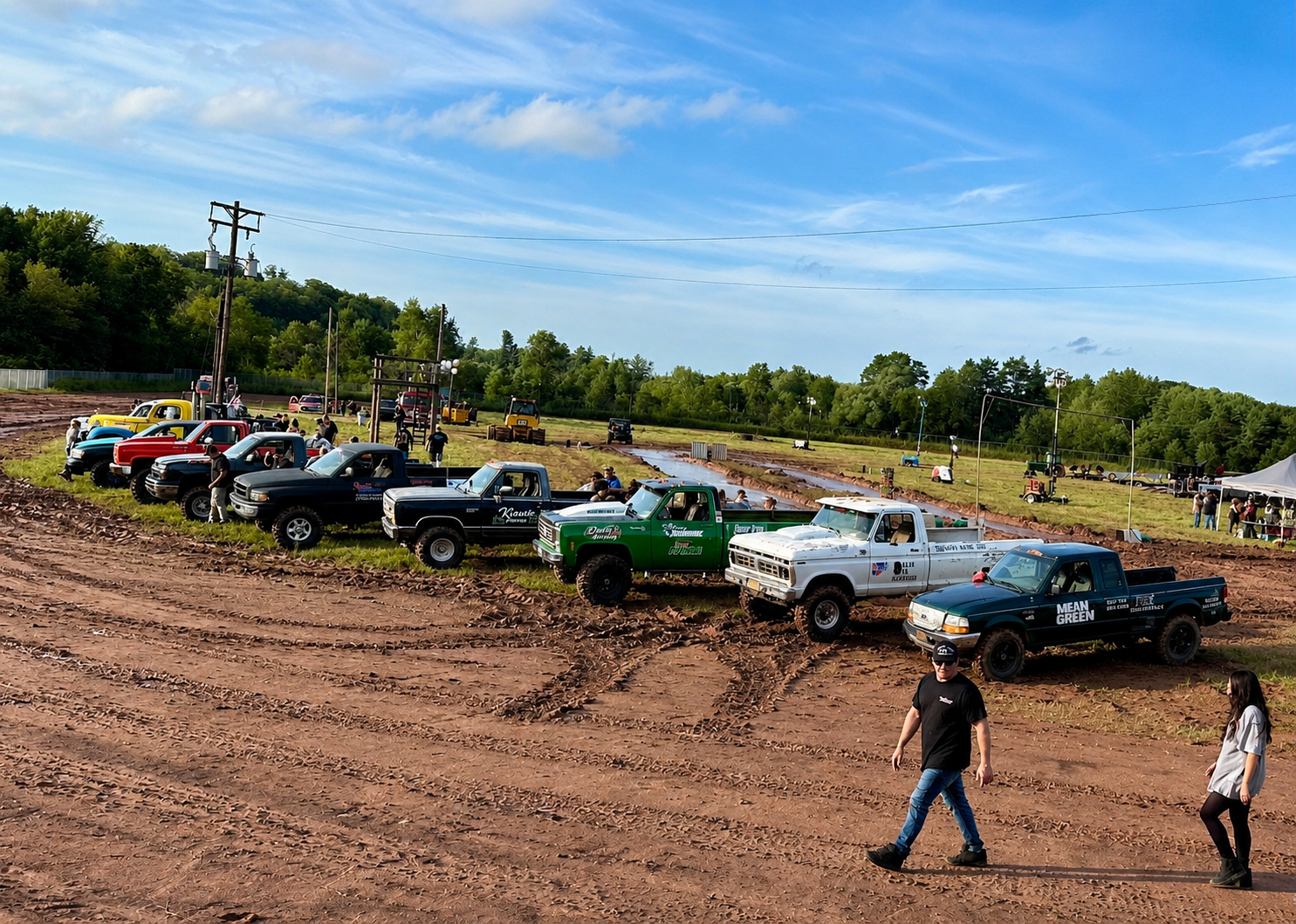 Gogebic County Fair Mud Runs Banner